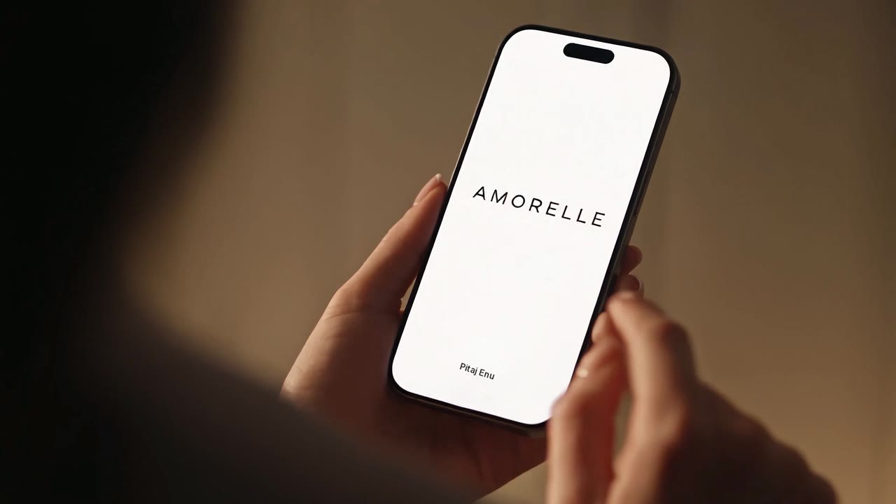 Lejla otvara amorelle.me na telefonu i pita Enu za look